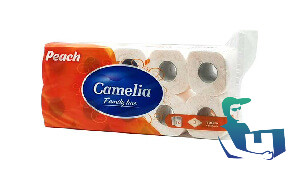 Camelia toalet papir  rolna 10/1 breskva