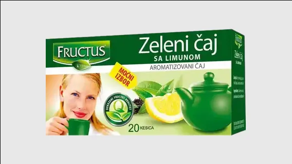 Fructus čaj zeleni sa limunom 30 g